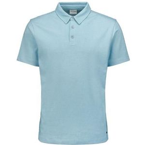 No-excess polo s/s t-shirt blauw