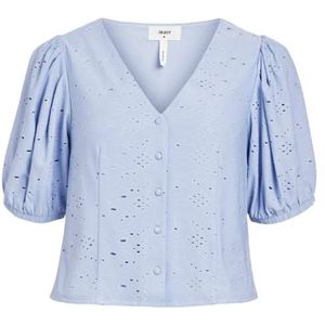 Object objjulia s/s top 132 blouse blauw