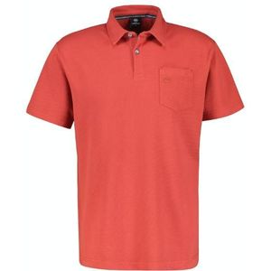 Lerros polo 1/2 arm t-shirt rood