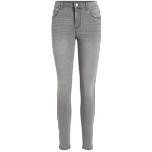 Vila visarah rw skinny jeans lgd 0 broek light grey