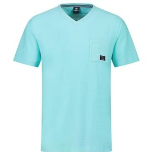 Lerros t-shirt/serafino 1/2 arm t-shirt groen