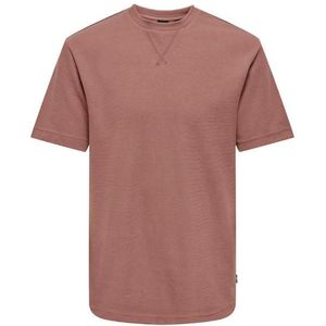 Only & sons onsarme rlx ss tee t-shirt bruin