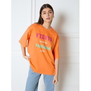 Refined maggy t-shirt t-shirt oranje