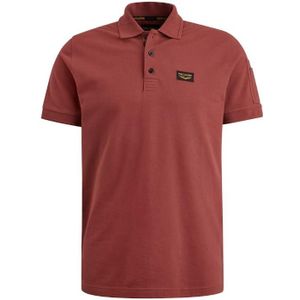 Pme short sleeve polo trackway t-shirt bruin