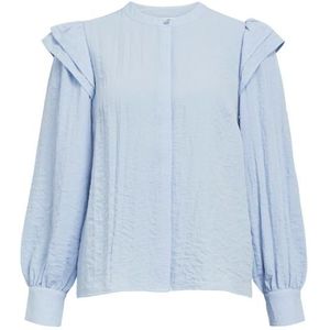Object objsophie l/s shirt 131 blouse blauw