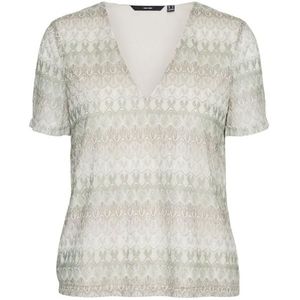 Vero moda vmdicte ss top jrs ga blouse groen