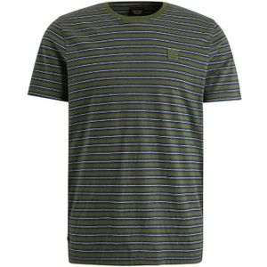 Pme short sleeve r-neck yd stripe t-shirt groen