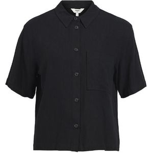 Object objsanne 2/4 shirt noos blouse zwart