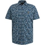 Pme short sleeve shirt print on j overhemd blauw