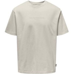 Only & sons onsles classiques rlx ss tee t-shirt grijs