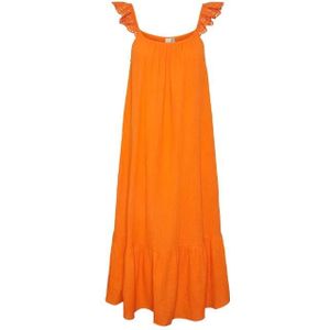 Y.a.s. yasloulou strap long dress jurk oranje