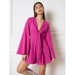 Refined lulu playsuit jurk roze