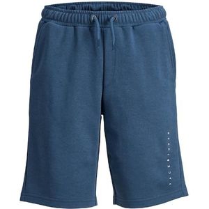 Jack & jones junior jpst jjestar sweat shorts gms broek blauw