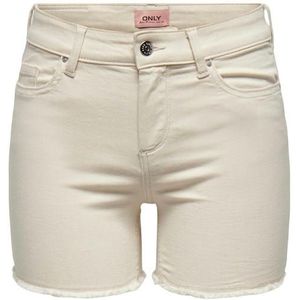 Only onlblush mid sk dnm shorts no broek wit