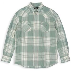 Butcher of blue lanton western check shirt overhemd groen