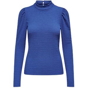 Only onlmadelina l/s puff top cc j blouse blauw