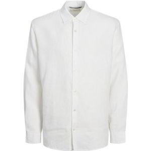 Jack & jones jprcclawrence linen shirt l/s overhemd wit