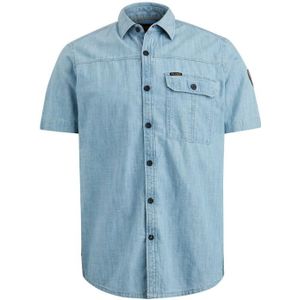 Pme short sleeve shirt indigo cha overhemd blauw