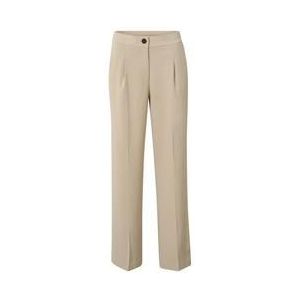 Yaya woven wide leg trousers broek groen