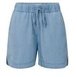 Yaya chambray shorts broek blauw