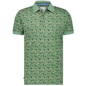 A fish named fred polo cactus t-shirt groen