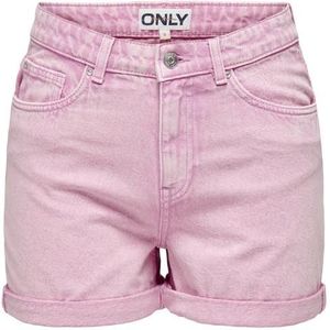 Only onlphine-everly hw shorts pnt broek paars