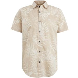 Pme short sleeve shirt print on c overhemd wit