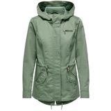 Only onllorca canvas parka cc otw groen