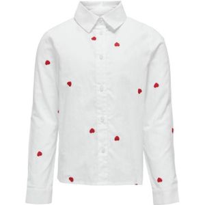 Only carmakoma carlina grace l/s emb shirt w blouse off white