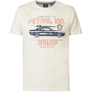 Petrol men t-shirt ss classic print t-shirt wit