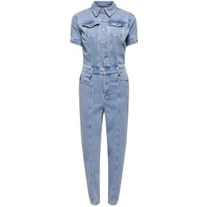 Only onlpalmer ss dnm jumpsuit l a broek blauw