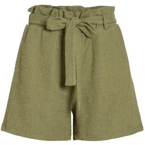Vila viamy hw paperbag shorts broek groen