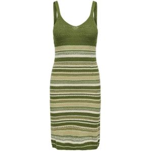 Jdy jdytropica s/l v-neck dress k jurk groen