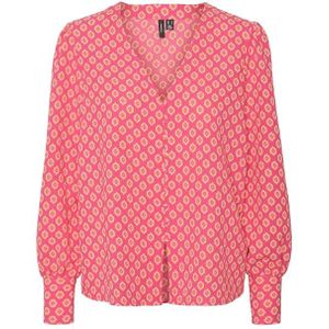 Vero moda vmimoa l/s shirt wvn btq blouse roze