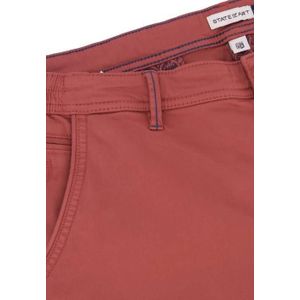 State of art bermuda plain chino broek oranje