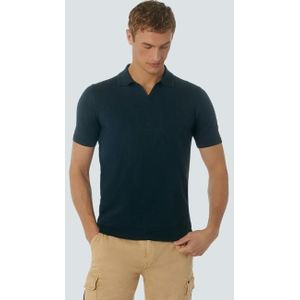 No-excess polo s/s t-shirt blauw
