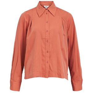 Object objvilde l/s shirt 131 blouse rood