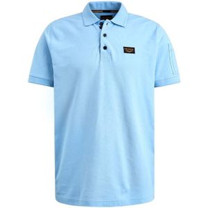 Pme short sleeve polo trackway t-shirt blauw