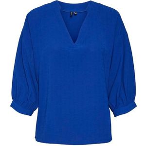 Vero moda vmgaiga 3/4 top wvn btq ga blouse blauw