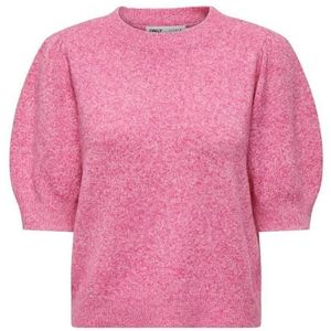 Only onlrica life 2/4 pullover knt trui roze