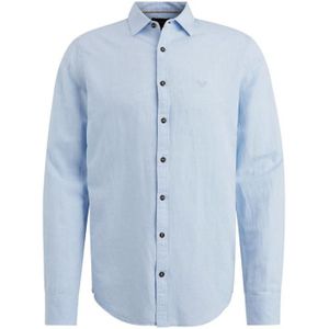 Pme long sleeve shirt ctn linen overhemd blauw