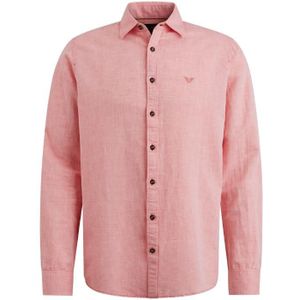 Pme long sleeve shirt ctn linen overhemd rood