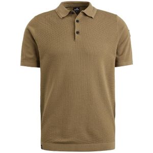 Vanguard short sleeve polo cotton moda t-shirt bruin