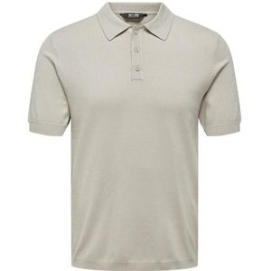 Only & sons onswyler life reg 14 ss polo trui grijs