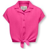 Kids only kogthyra capsleeve knot shirt blouse roze