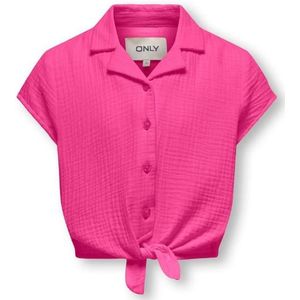 Kids only kogthyra capsleeve knot shirt blouse roze