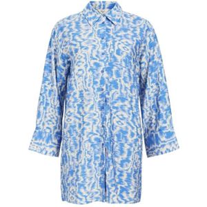 Object objnebi l/s shirt dress 131 jurk blauw