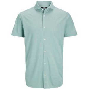 Jack & jones jprblarian pique shirt s/s overhemd groen