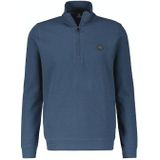 Lerros sweatshirt/troyer/rh/v-ne overhemd blauw