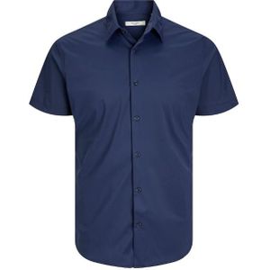 Jack & jones jprblaactive stretch shirt s/ overhemd blauw